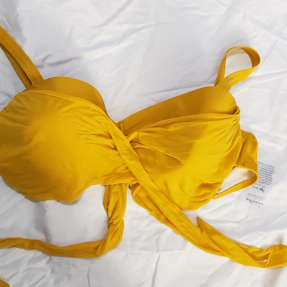 GabiFresh X Swimsuits For All Riptide Bikini Top Turquoise 24D/DD - Picture 3 of 7